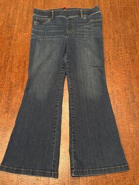 Spanx Women’s Plus Size 1X Flared Jeans Blue Stretch Denim 20327Q